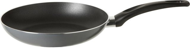 Mömax Bratpfanne Basic aus Aluminium mit Antihaftbeschichtung, Durchmesser: 24 cm, Schwarz/Grau - Bild 1