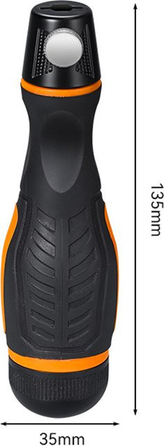 VIBRATITE Säbelmeißel in Schwarz mit 13 mm Aufnahme und rutschfestem Griff für DIY-Aufgaben und Heimprojekte - Bild 1