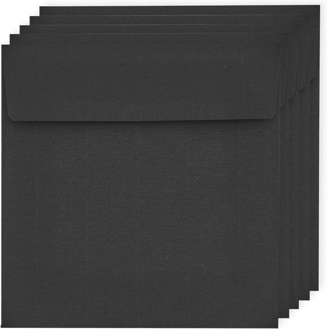 Rico Design Paper Poetry Luxury Umschläge Quadratisch Schwarz - Bild 1
