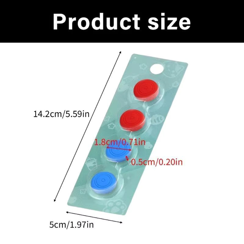 Weiche Joystick-Kappen für RG556 Handheld-Gaming-Konsolen in Schwarz oder Weiß - Bild 3
