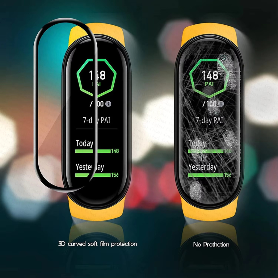 Xiaomi Displayschutzfolie für Mi Band 9 10, flexibler und kratzfester Schutzfilm in Transparent - Bild 3