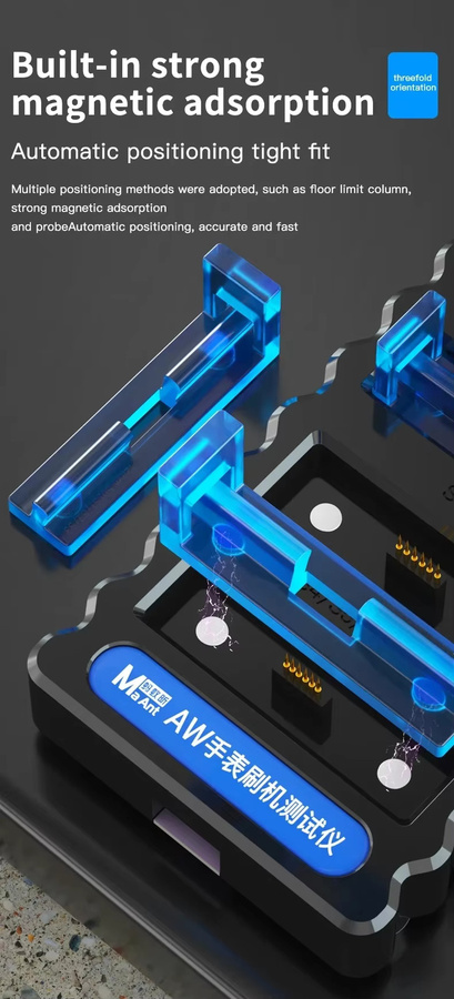 MaAnt Uhrenbürstentester für S0/S1/S2/S3-38&42mm SE/S4/S5/S6-40&44mm zur Display-Reparatur in Weiß - Bild 6