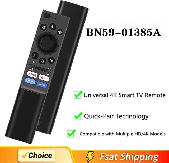 Samsung Universal Fernbedienung BN59-01385A für LCD LED 3D TV in Schwarz - Bild 1