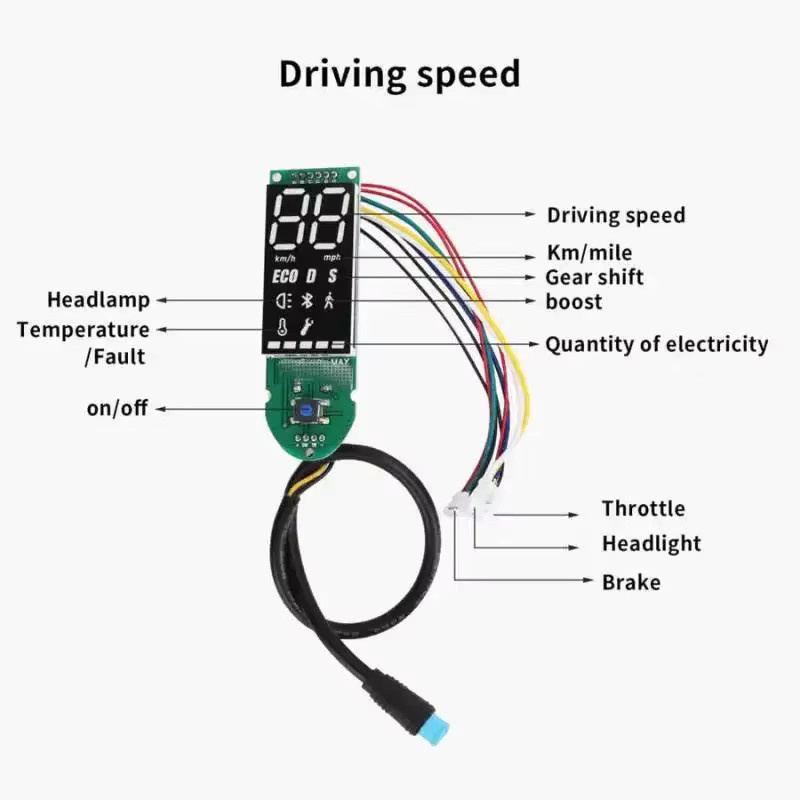 Ninebot Dashboard Display und PCB Platine für elektrische Roller Max G30 G30LP Ersatzteil Zubehör - Bild 2