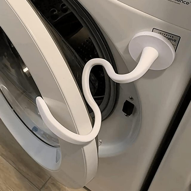 NATAWA Magnetischer Waschmaschinentür-Stützstabilisator für Frontlader in Schwarz oder Weiß - Bild 1