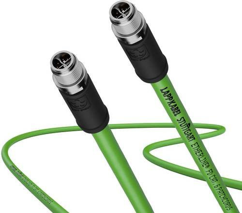 LAPP Cat6 RJ45 Patchkabel Ethernet LAN in Grün, Länge: 3 m - Bild 1