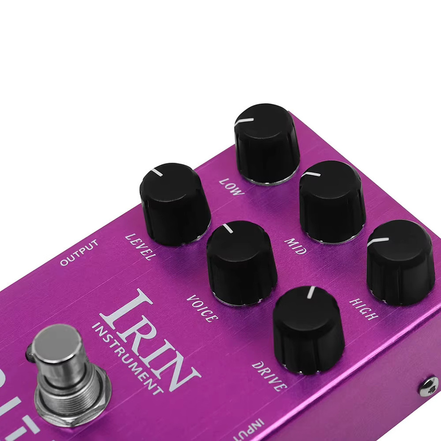 IRIN BRITISH Sound Gitarren-Effektpedal Overdrive Verstärker-Simulator in Purple - Bild 3