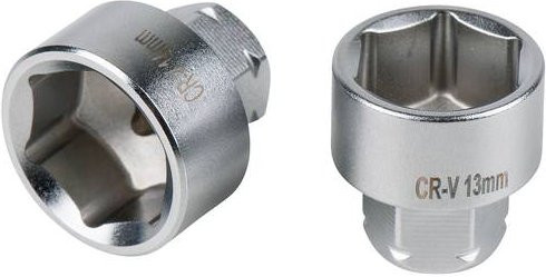 KS Tools Durchgangs-Stecknuss 8 mm aus Chrome-Vanadium in Silber - Bild 1
