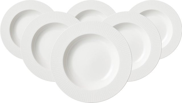 Ritzenhoff & Breker Suppenteller Saphir in Weiß, 6er Set, Durchmesser: 22,5 cm - Bild 1