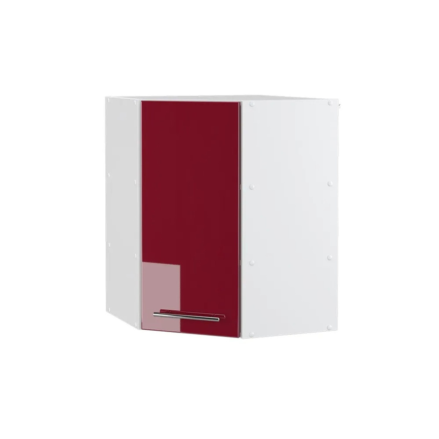 Vicco Eckhängeschrank Fame-Line Küchenschrank Bordeaux Hochglanz Edelgrau Breite: 57 cm - Bild 2