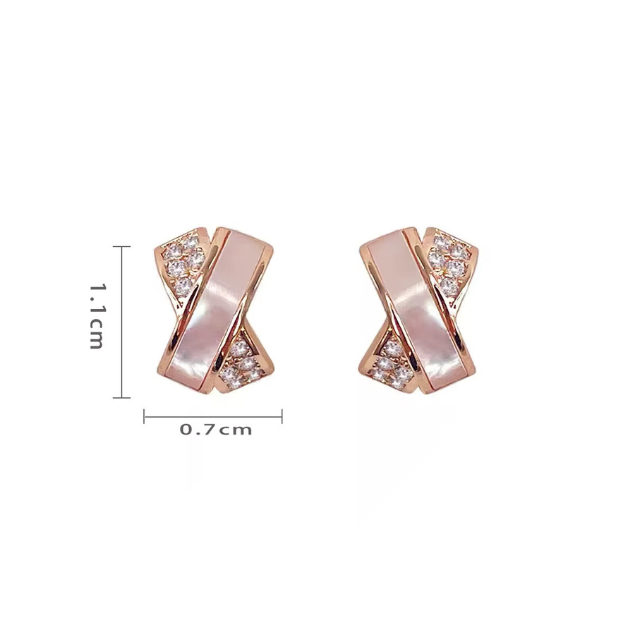 Taoya Ohrringe, Roségold, Zirkonia, Damen - Bild 5