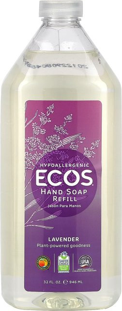 Ecos Handseife Nachfüllpackung, Lavendel, 946 ml, Unisex - Bild 1