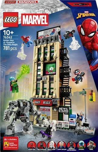 LEGO Marvel Spider-Man vs. Mysterio: Daily Bugle Konstruktionsspielzeug ab 10 Jahren - Bild 1