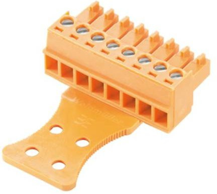Weidmüller Buchsengehäuse-Kabel BC/SC in Orange mit 15 Polzahl und 3,81 mm Rastermaß, 50 Stück - Bild 1