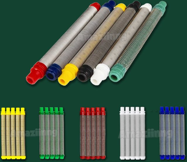 Wagner Airless Spritzpistolenfilter Set mit 30, 50, 100 und 200 Mesh Filterelementen in Multicolor - Bild 1