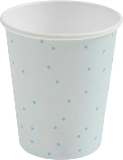 Rico Design Pappbecher mit Punktemuster in Mint und Weiß - Bild 1