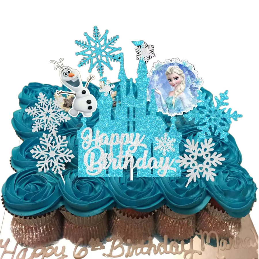 Bandai Frozen Kuchendekorations-Set, 8-teiliges Set - Bild 2