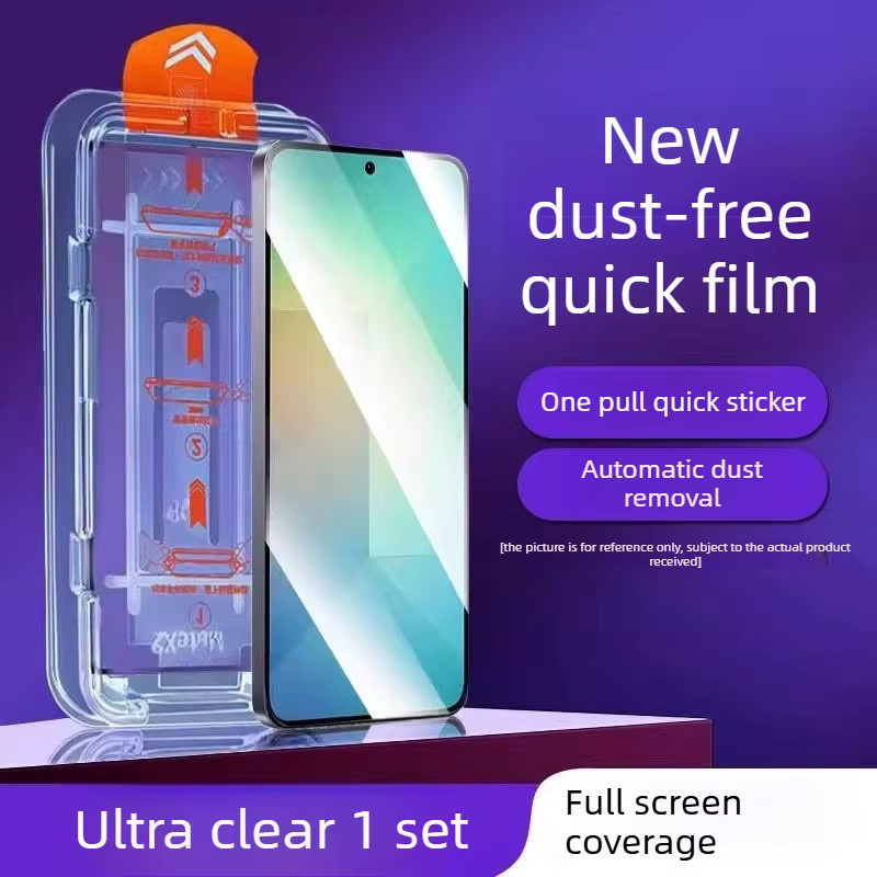 3-teiliges staubfreies Installations-Set für Honor 600 Lite 500 400 Pro Ultra-HD-Displayschutzfolie transparent - Bild 2