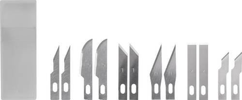 TOOLCRAFT Cuttermesser-Ersatzklingen aus gehärtetem Stahl in Silber für 18mm Snap-Off-Messer - Bild 1