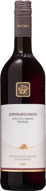 Winzergenossenschaft Königschaffhausen, Spätburgunder Spätlese Steingrüble KS, trocken, Rotwein, 2022, 0,75 l - Bild 1