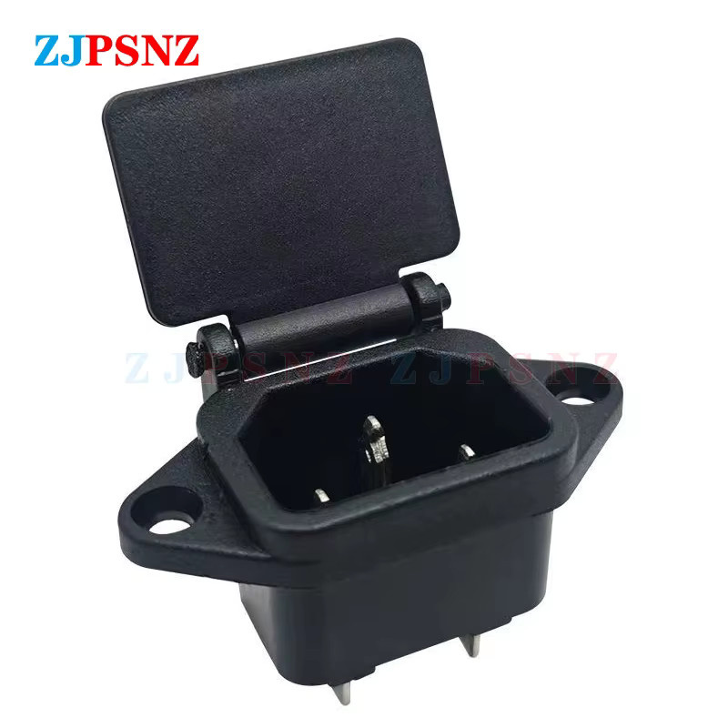 Universal E-Bike Batterie Anschluss Stecker mit drei vertikalen Ladebuchsen und 12AWG Kabel für 36V 48V Elektrofahrzeuge in Schwarz - Bild 4