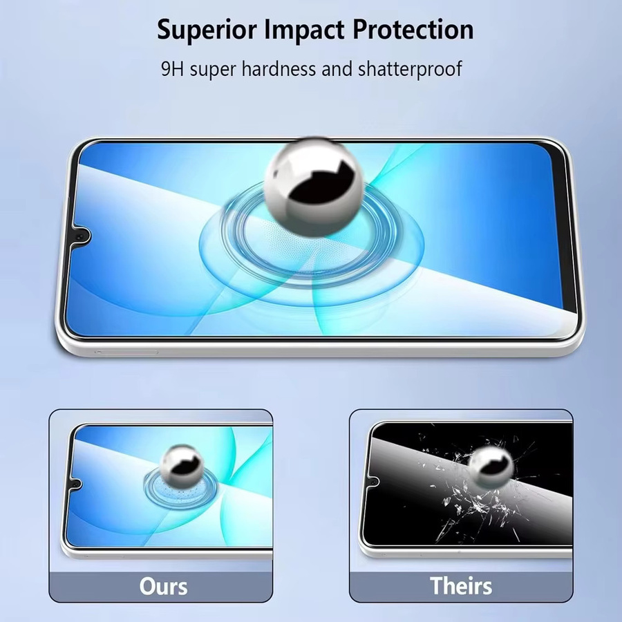 8K HD Displayschutzfolie aus gehärtetem Glas für Samsung Galaxy A56 A55 A36 A35 A26 A17 A07 S25 S24 S23 S22 FE, transparent - Bild 2