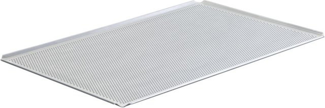 Schneider Lochblech aus Aluminium GN 2/3, silber, rechteckig, L: 35,4 cm, B: 32,5 cm, H: 1,0 cm - Bild 1