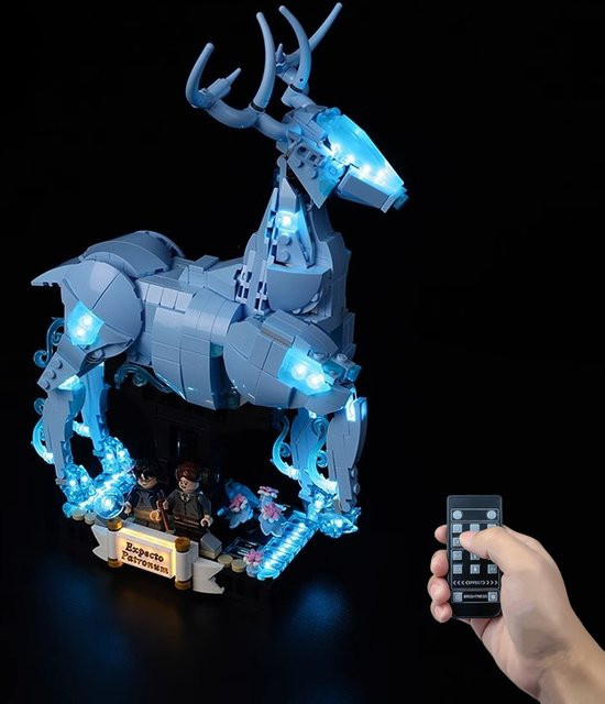 LED-Beleuchtungsset passend für LEGO Harry Potter Expecto Patronum 76414 in Blau (ohne Bausteine) - Bild 1