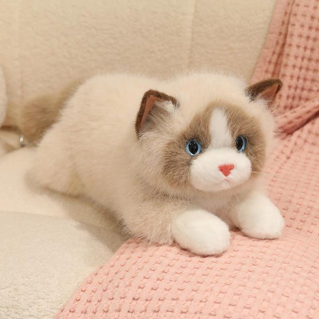Ragdoll Katze Plüschtier, khaki, ab 14 Jahren - Bild 1