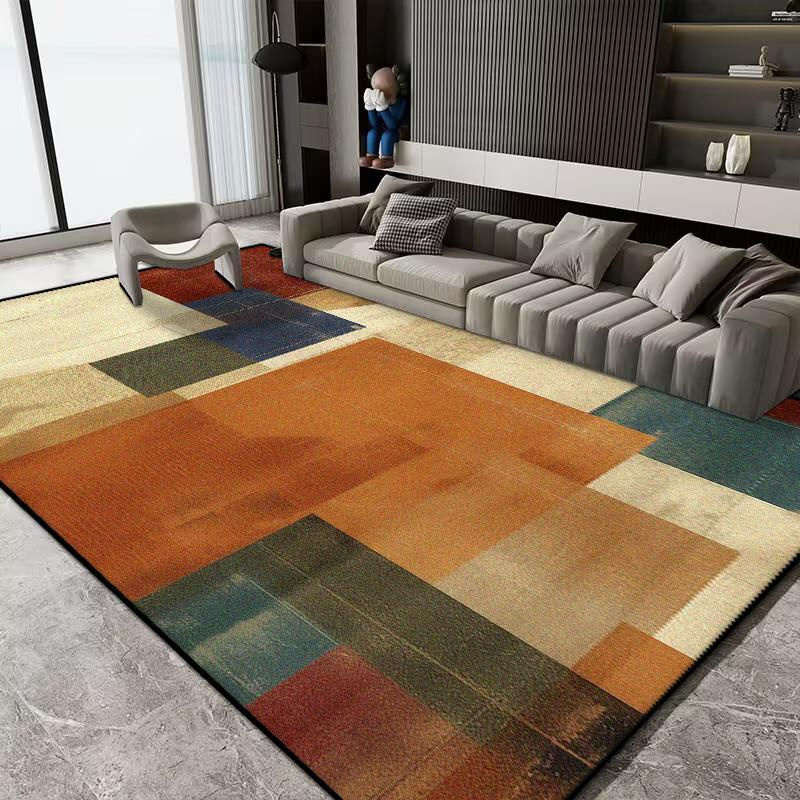 Karpetti Kurzflor Samtteppich in Multicolour, Waschbare Wohnzimmerteppiche im modernen Floral-Design, B x T: 200 x 230 cm - Bild 2