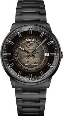 Mido Armbanduhr Automatik, Edelstahl, Braun, Herren - Bild 1