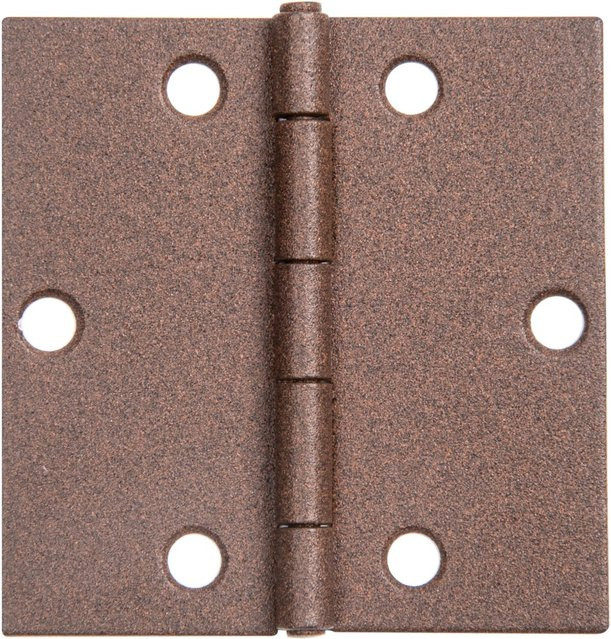 GAH Alberts Duravis Scharnier quadratisch Rostbraun Duplexbeschichtet aus Stahl B/H: 60 x 60 mm, Dicke: 1 mm - Bild 1