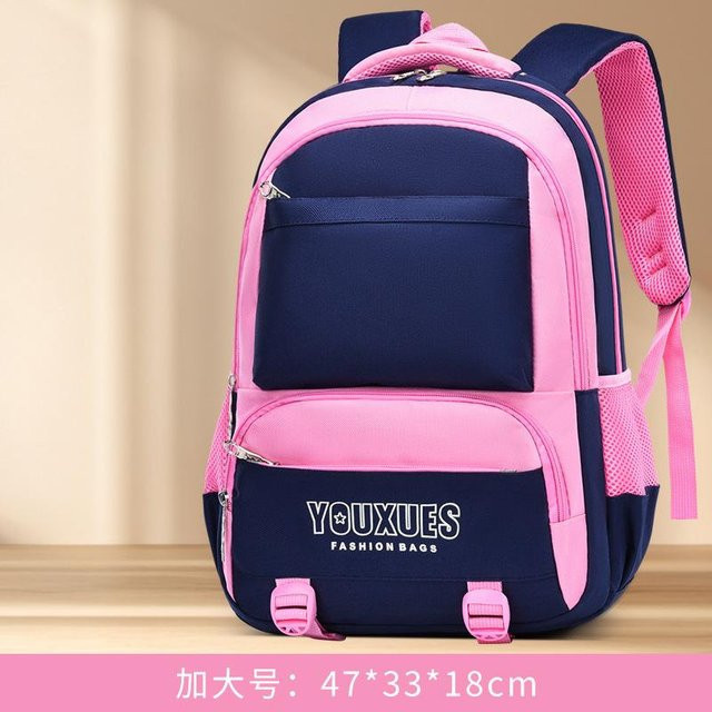 Wasserdichter orthopädischer Schulrucksack für Mädchen und Jungen von SOATIM in Pink - Bild 1