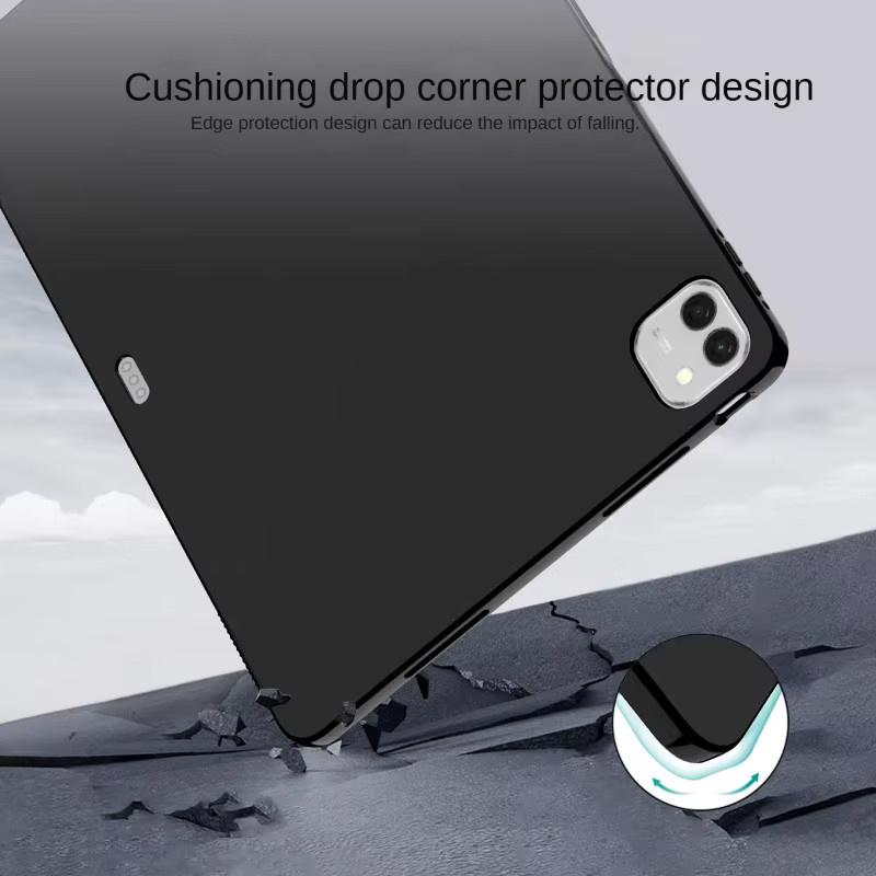 Schutzhülle für Honor MagicPad 3 Pro 13,3 Zoll 2025 in Schwarz, Silikon und TPU Abdeckung mit Airbag-Schutz - Bild 5