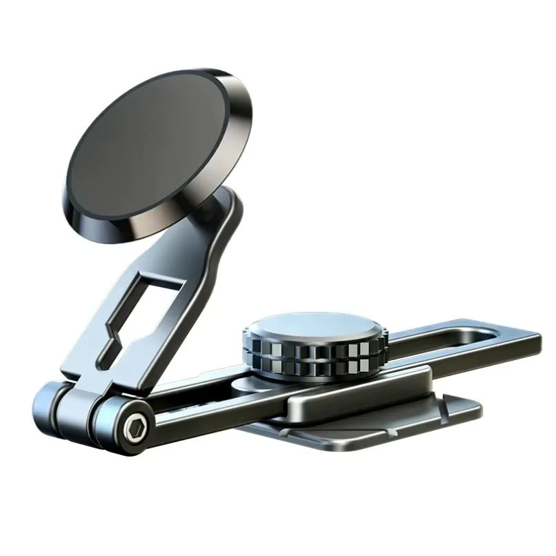VIKEFON Magnetische Auto-Handyhalterung in Schwarz, 360 Grad drehbar und faltbar, universelle Armaturenbrett-Halterung für iPhone und Samsung - Bild 2
