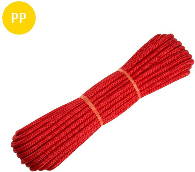 Conacord Multifil Geflochtenes Polypropylen Seil Rot Ø 8 mm Länge 15 m - Bild 1