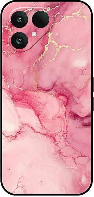 Fairphone 6 Silikonhülle mit Luxus Marmor Design in Pink - Bild 1