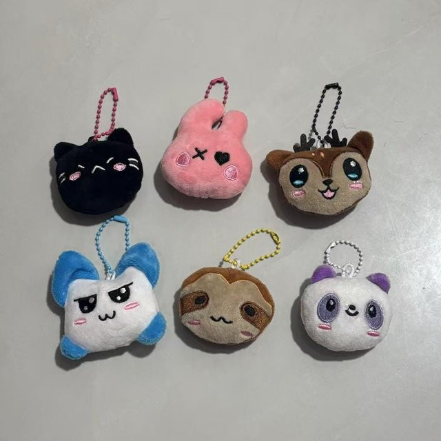 Linyi toy Kpop Babymonster Plüschschlüsselanhänger Puppe, Schwarz, ab 14 Jahren - Bild 1