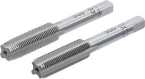 BGS Gewindebohrer Set Vor- und Fertigschneider M10 x 1,0, 2-teilig, silber/stahl - Bild 1