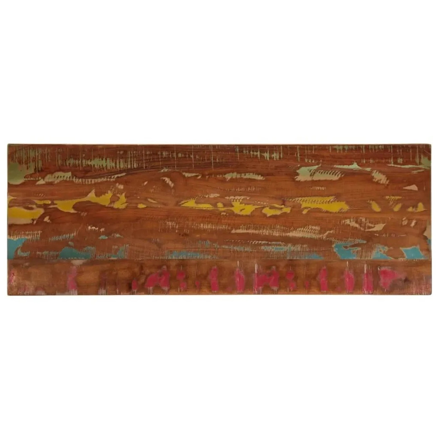 vidaXL Tischplatte aus Massivholz in Rechteckig, Rustikaler Look, B/T/H: 140 x 60 x 1,5 cm - Bild 2