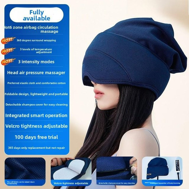Binchi Health Technology Elektrisches Kopfmassagegerät, Black - Bild 1