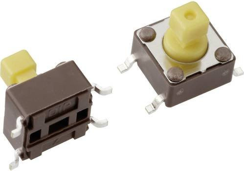 Mentor 1254.1307 Drucktaster 12 V/DC 0.05A 1 x Aus/(Ein) tastend multicolour - Bild 1