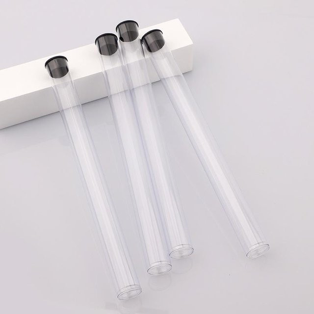 KuZHEN Transparente Aufbewahrungsröhre aus Kunststoff als zylindrischer Behälter für Make-up-Pinsel und Stifte - Bild 1