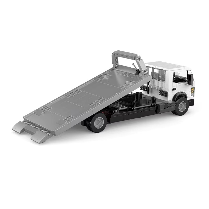 POWERBLOCK Klassischer Flachbett-LKW, Baukasten, Transportfahrzeug-Modell PB8838 - Bild 1
