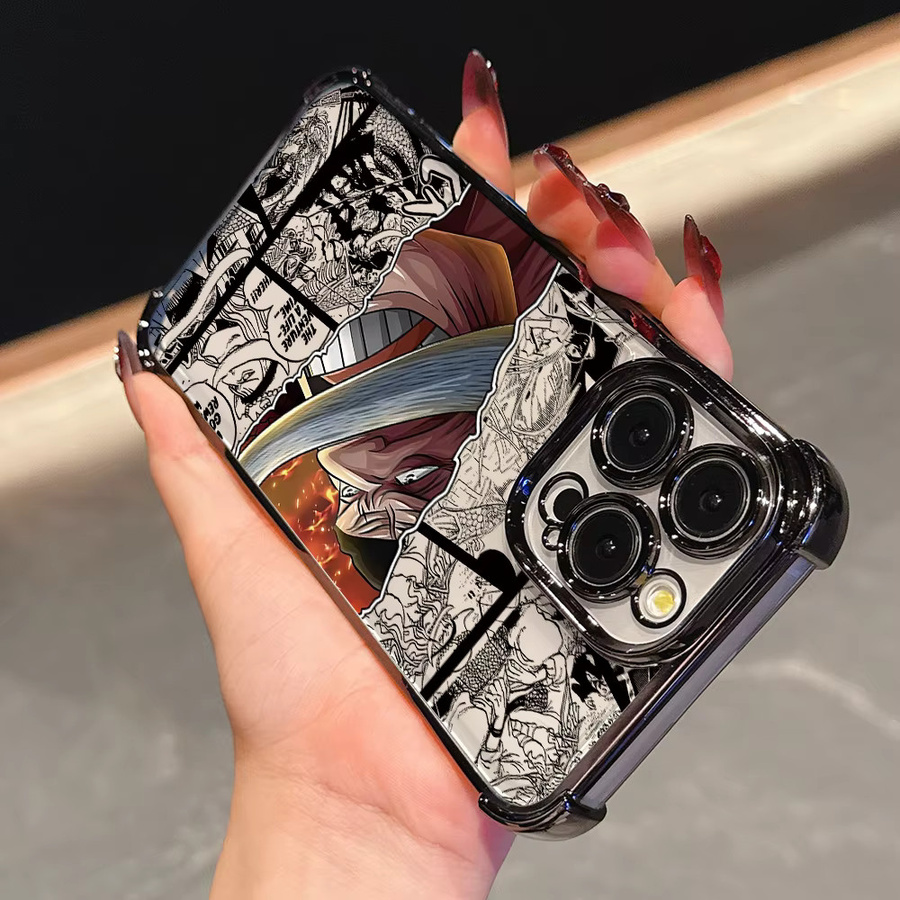 One Piece Luffy Handyhülle für iPhone 11 bis iPhone 17 Air – Sturzsicheres transparentes Softcover - Bild 4