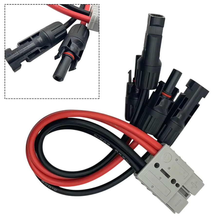NIGHTKIST Solarpanel-Verlängerungskabel 10 AWG 50 A mit Anderson-Stecker zum Aufladen von Wohnmobilen und für den Outdoor-Einsatz - Bild 2