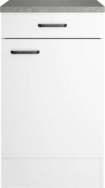 OPTIFIT Unterschrank Bonn214 Weiß, B/T/H: 50 x 60 x 88 cm - Bild 1