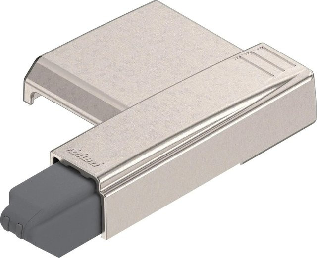 Blum Aufsteckteil Weitwinkelscharnier Blumotion 973A 170 Grad Zink Vernickelt Silber - Bild 1