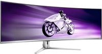 Philips Evnia 49M2C8900L QD-OLED Gaming-Monitor in Weiß und Silber mit QHD 1440p, 144 Hz und HDMI, DisplayPort, USB-C - Bild 2