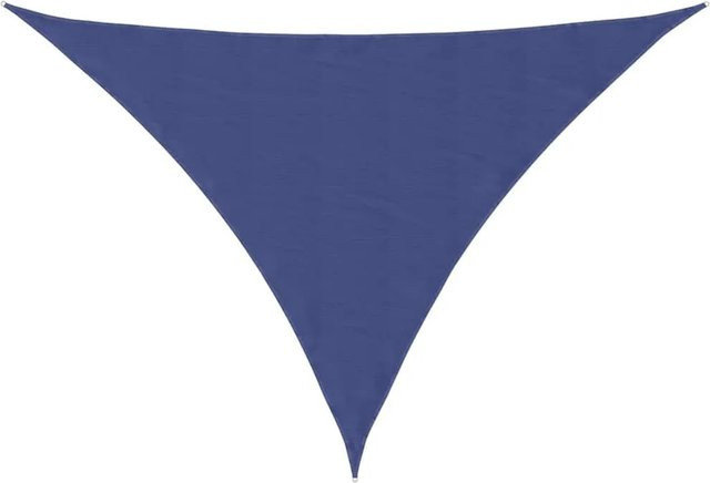 Furnicato Sonnensegel Dreieck Blau aus Polyester Oxford B x B x B: 7 x 5 x 5 m - Bild 1